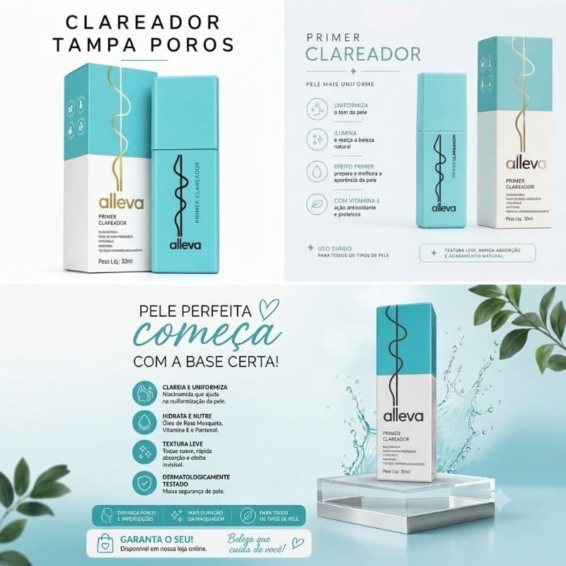 Primer Clareador Alleva (30ml)