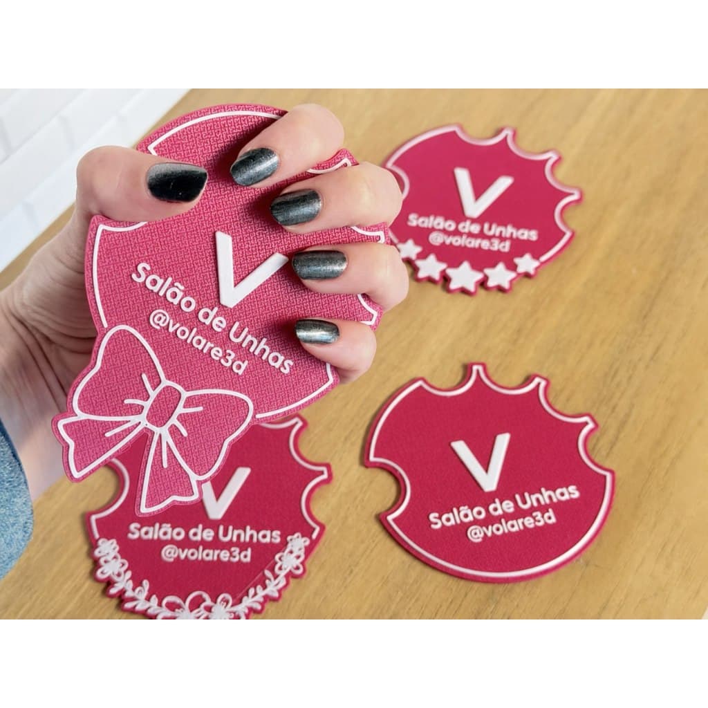 kit 2 Display Expositor Personalizado de unha para Manicure ,nails designer acessorios de fotoPara Unhas