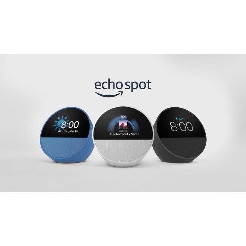 Echo Spot Alexa com Tela de 2,5 Polegadas e Chamadas de Vídeo