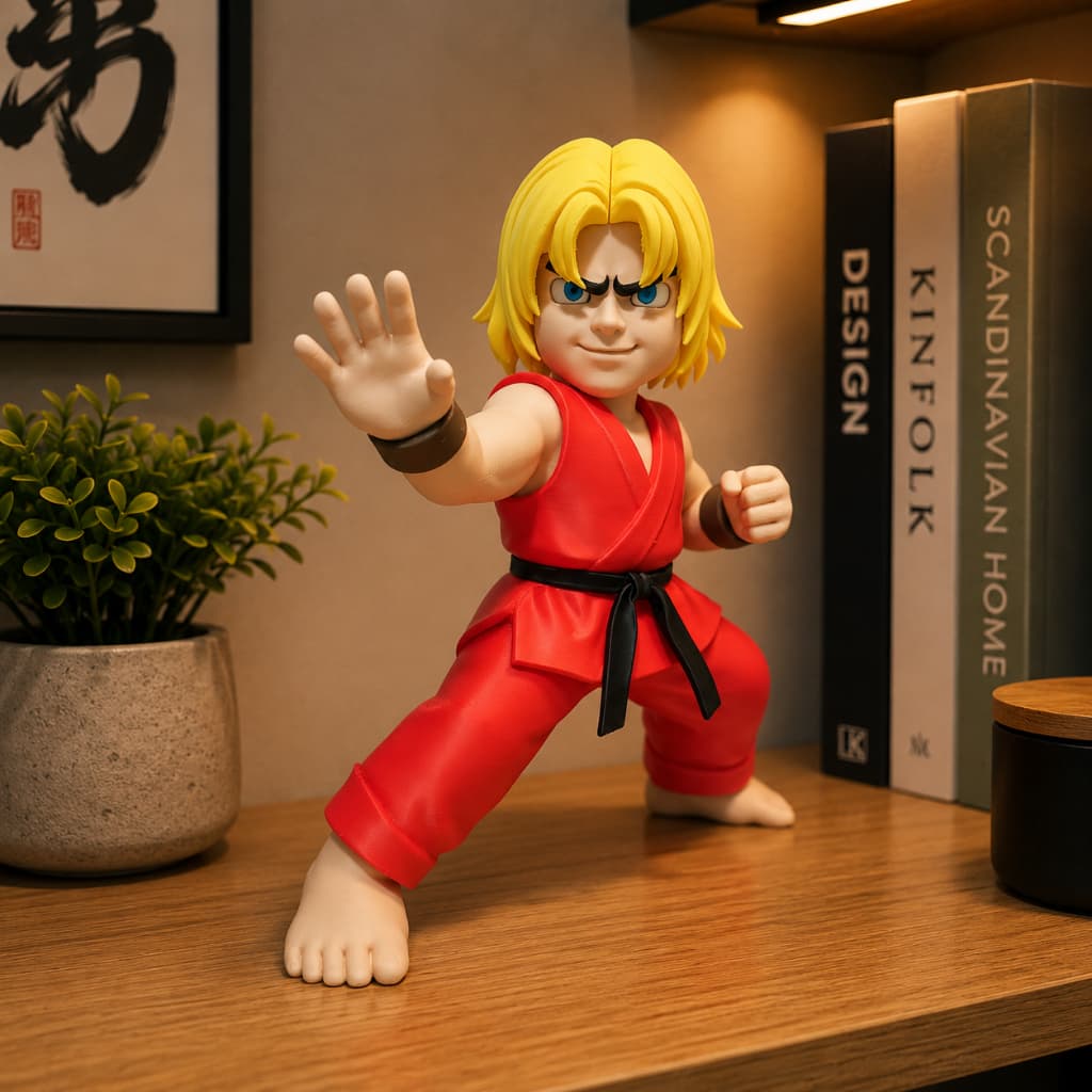 PERSONAGEM KEN gamer Street Figther I