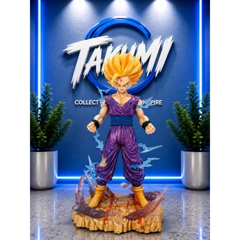 Figure Gohan Super Saiyajin 2 Dragon Ball Z 22cm PVC Colecionável