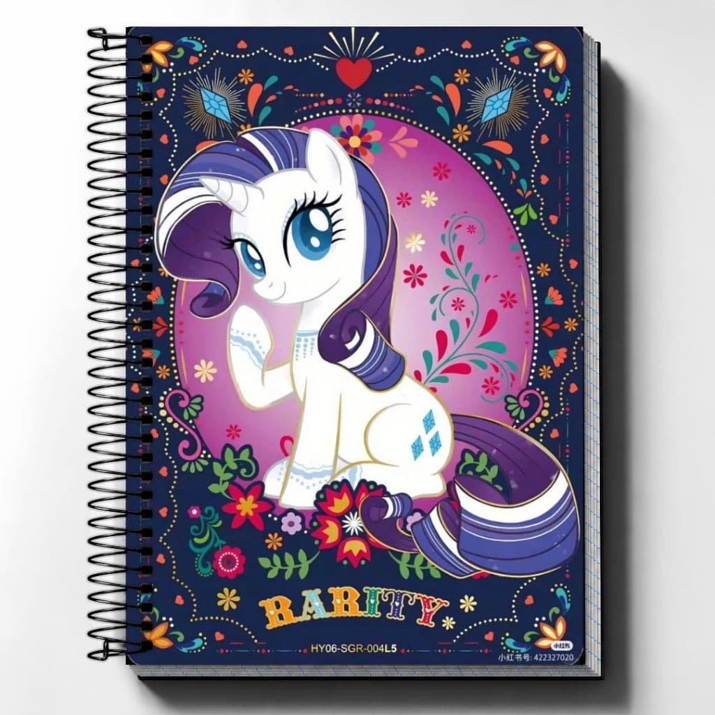 Caderno Personalizado my little pony 2026| Capa Dura |1 a 20 Matérias |Escola, Organização.