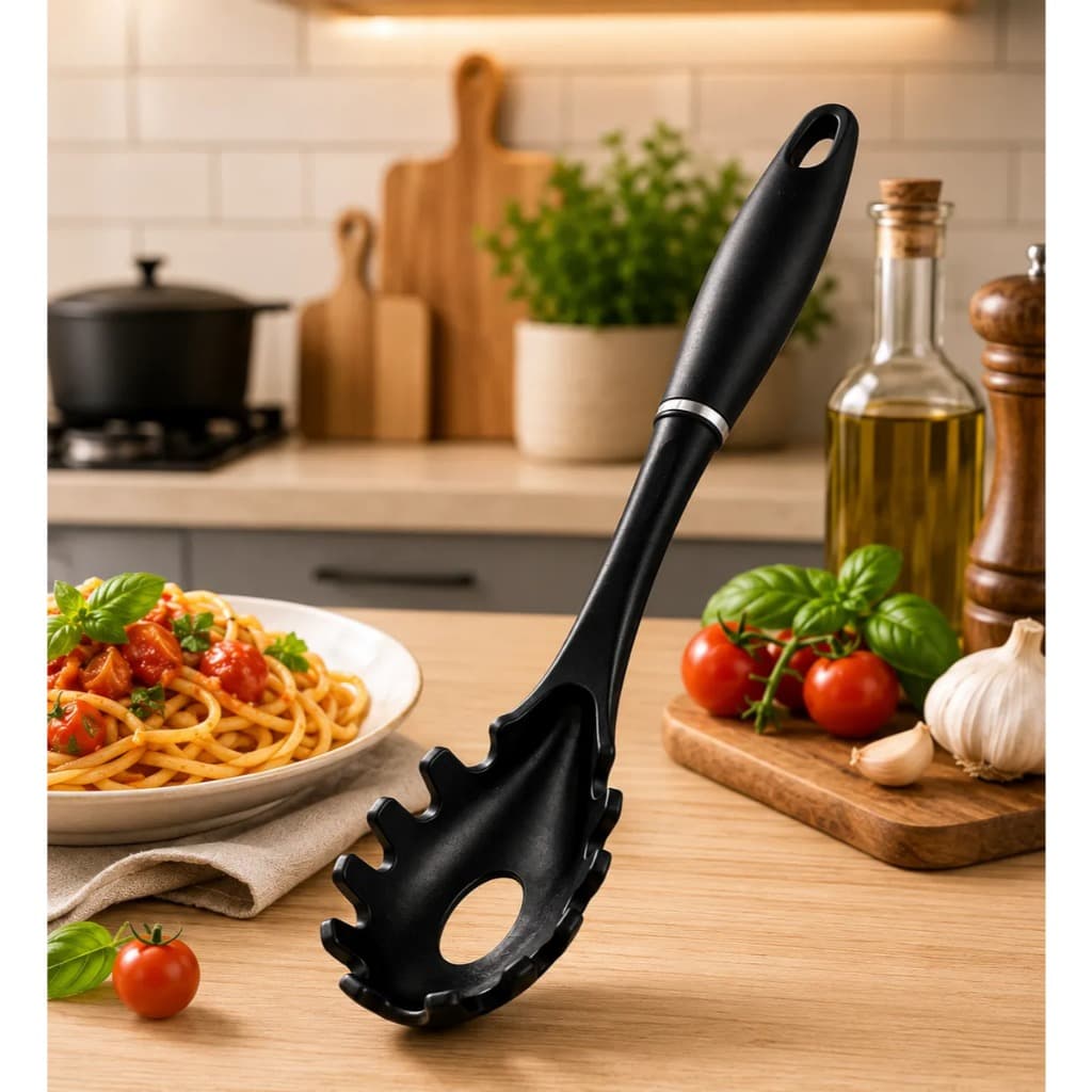 Pegador De Massas Silicone Cozinha Resistente Preto