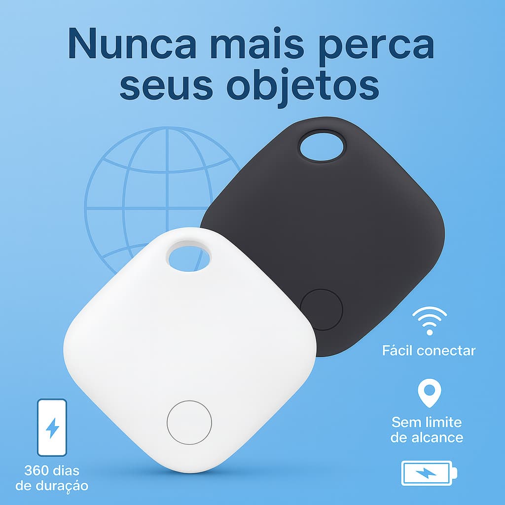 Rastreador AirTag Smart Tag Localizador GPS para Mala-Automóveis-Pet-Criança Sem Limite de Distância