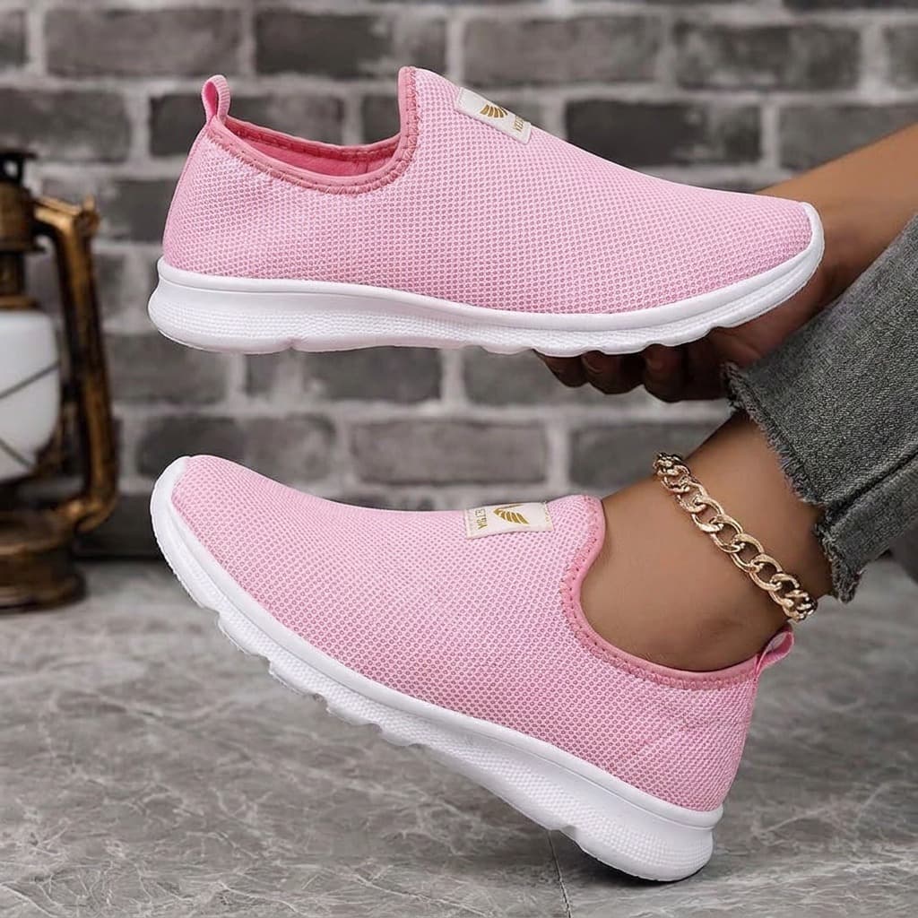 Tênis Feminino Calce Fácil Slip On Sneaker Casual Confortável