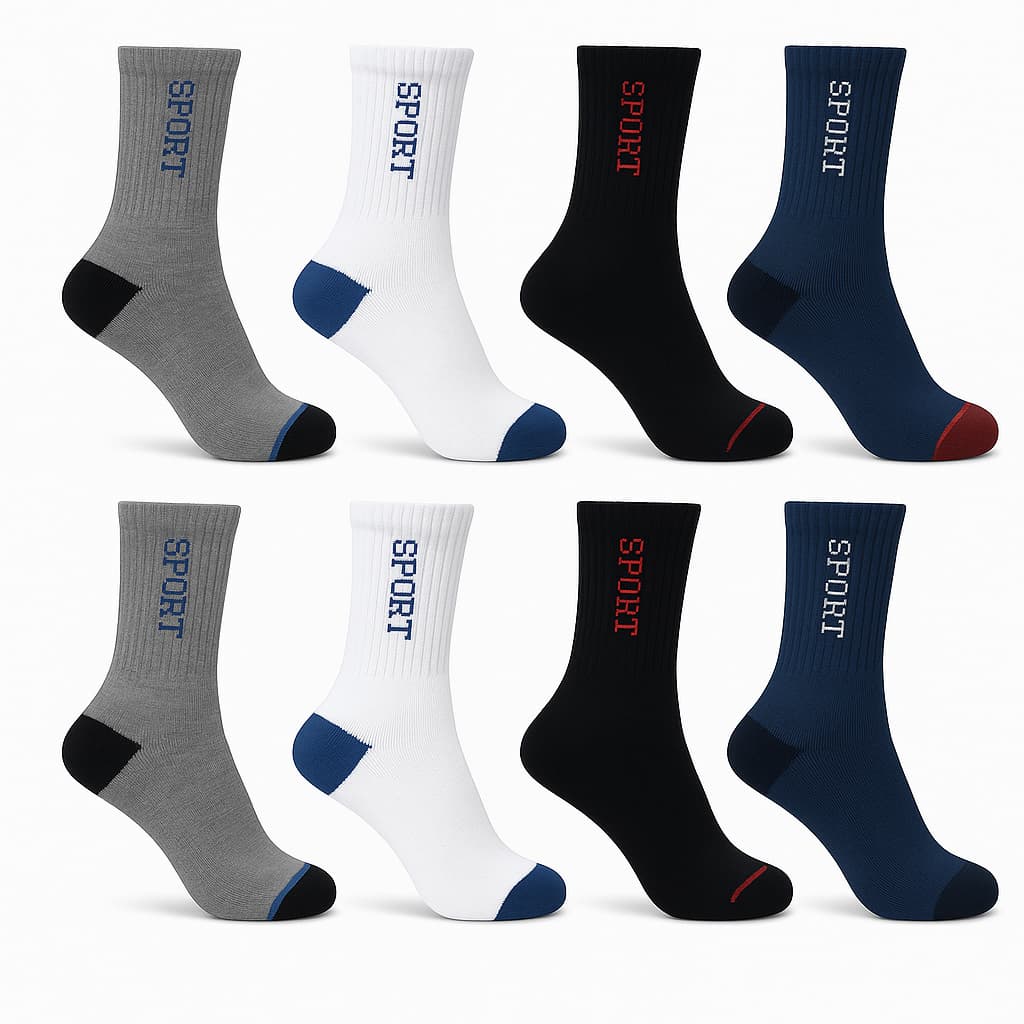 kit 24 Pares de meias cano longo masculina varios modelos cano curto soquete masculino
