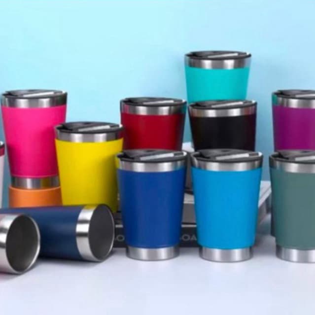 Copo Térmico 473ml com Isolamento Térmico Eficiente em Aço Inoxidável