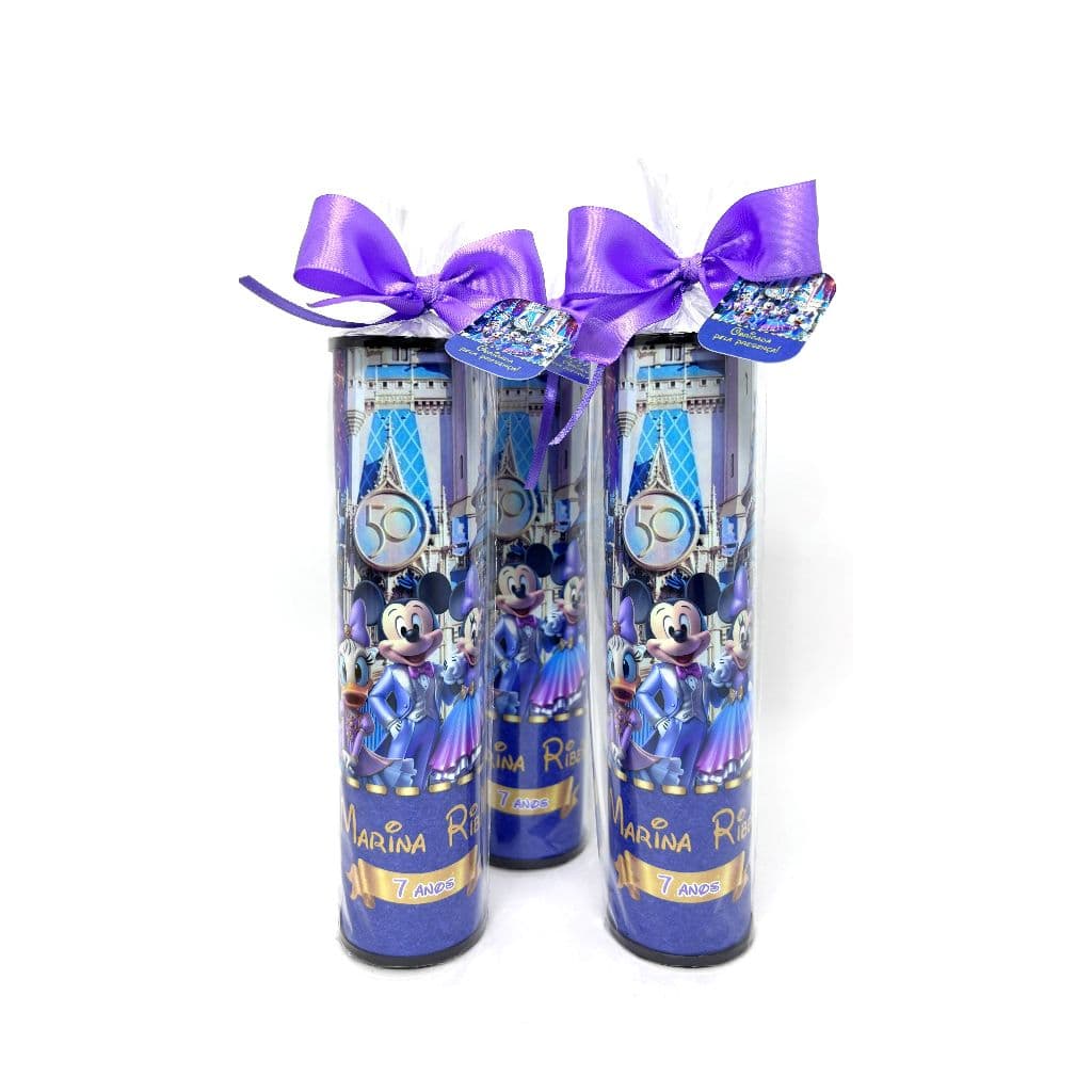 Lembrancinha Personalizada Aniversário Festa Infantil Pega Varetas Disneyworld 50 anos 10 unidades