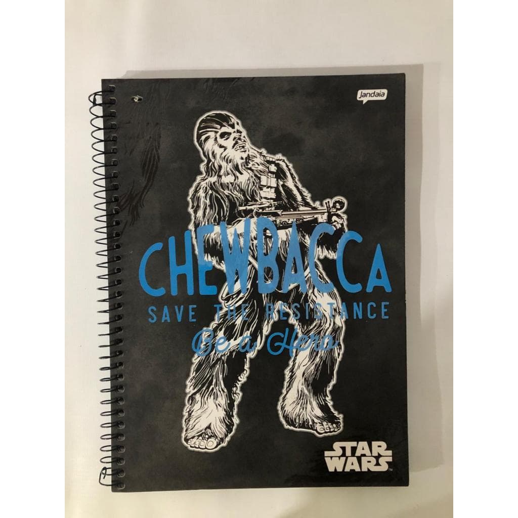 Caderno Star Wars 1 Matéria 80 Folhas Jandaia | Caderno Universitário | Material Escolar Geek | Papelaria