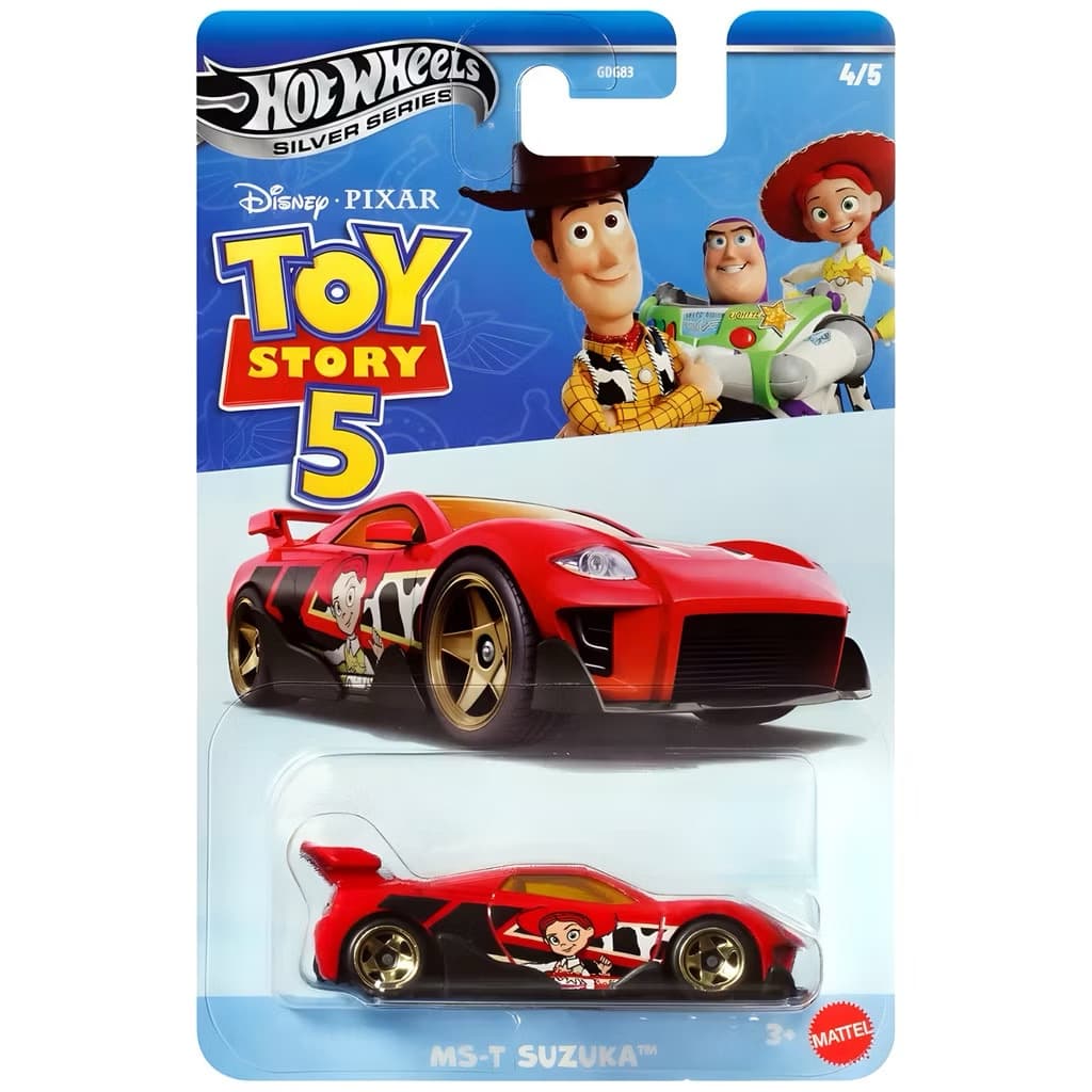 Carrinho Miniatura Colecionável Hot Wheels Silver Series Toy Story 5 MS-T Suzuka (Jessie) (2026)