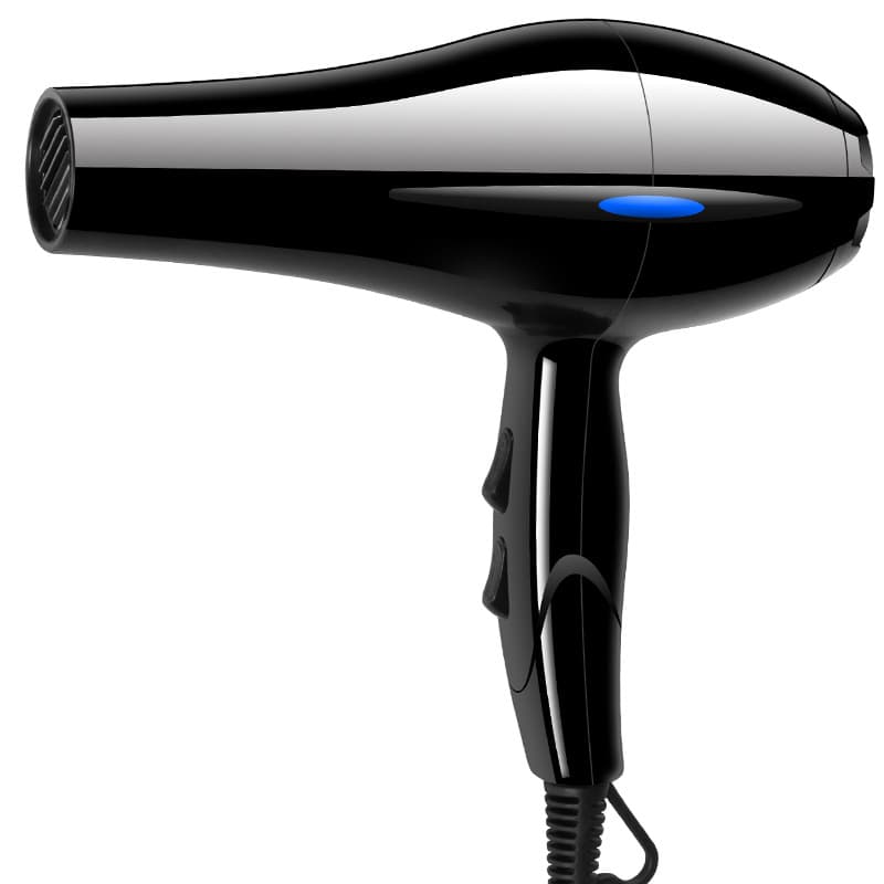 Secador de cabelo 110V, de nível profissional, prático e potente.
