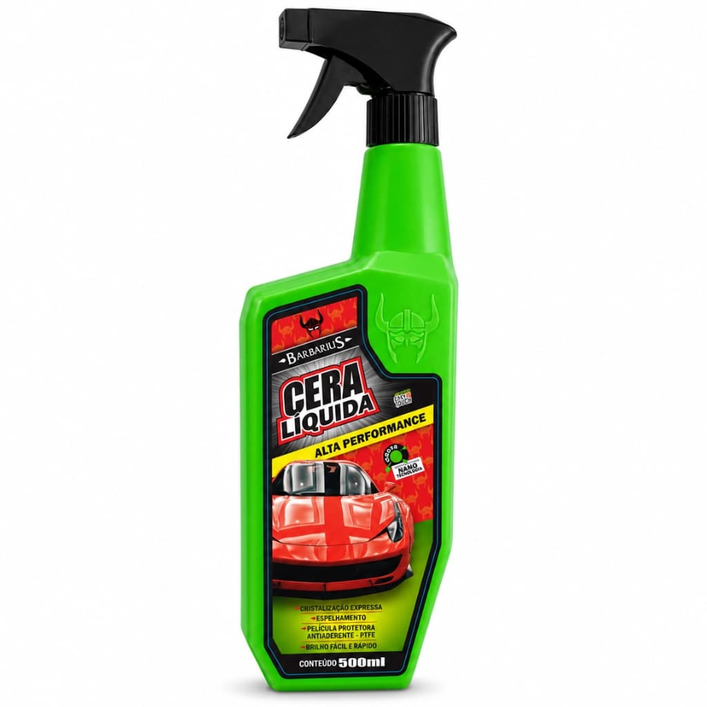 Cera Automotiva Liquida Maxbio Enceramento Carro Polimento Detalhamento Moto Estetica Brilho