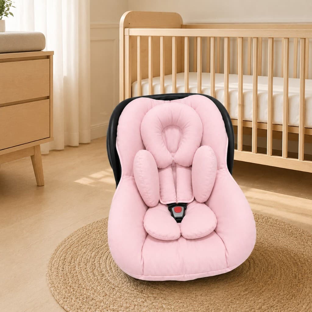 Capa de Bebê Conforto,  Protetores de Cinto e Apoio Redutor Anatômico - KIT PASSEIO COM SEGURANÇA