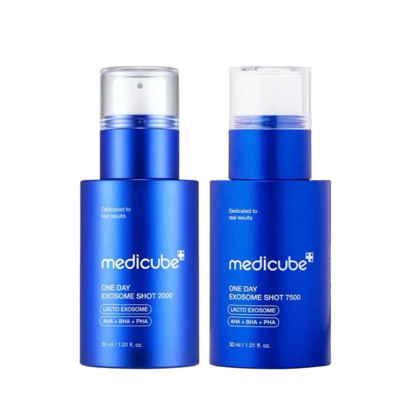 Ampola Medicube Exosome Shot 2000/7500 PPM 30ml - Reduz Pores e Hidratação Profunda