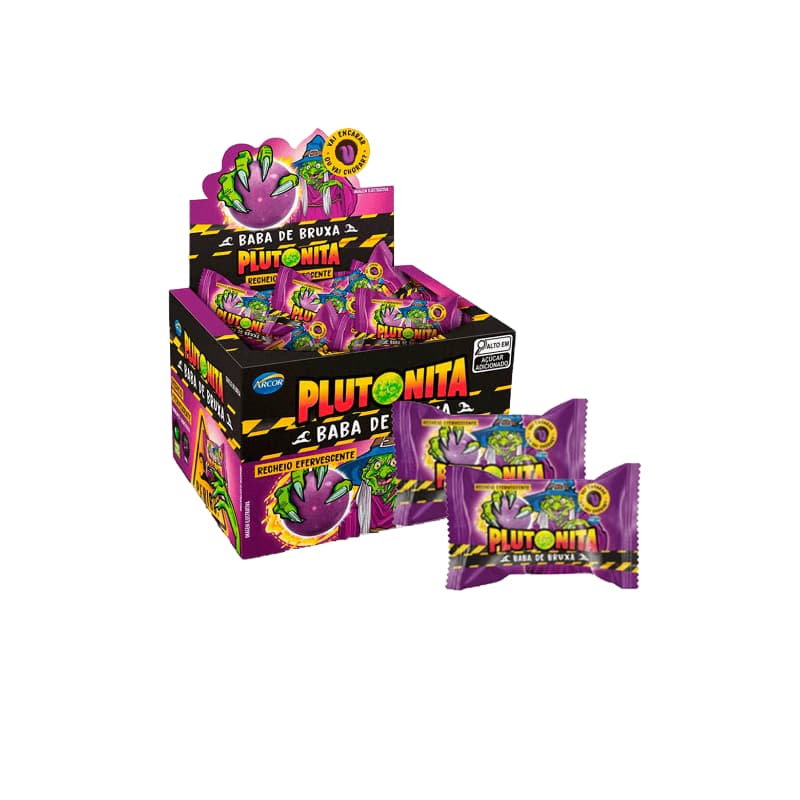 Chiclete Plutonita Ácido Diversos Sabores Display c/ 40un - Arcor
