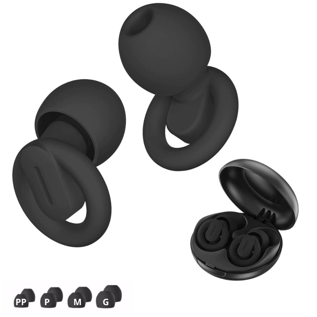 Protetor Auricular Silicone Antirruído Reutilizável Dormir Estudo Trabalho Autismo Tampão de Ouvido
