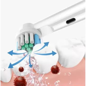 conjunto de Cabeças de Escova Compatíveis com Escova Elétrica – Kit 4 ou 8 Peças