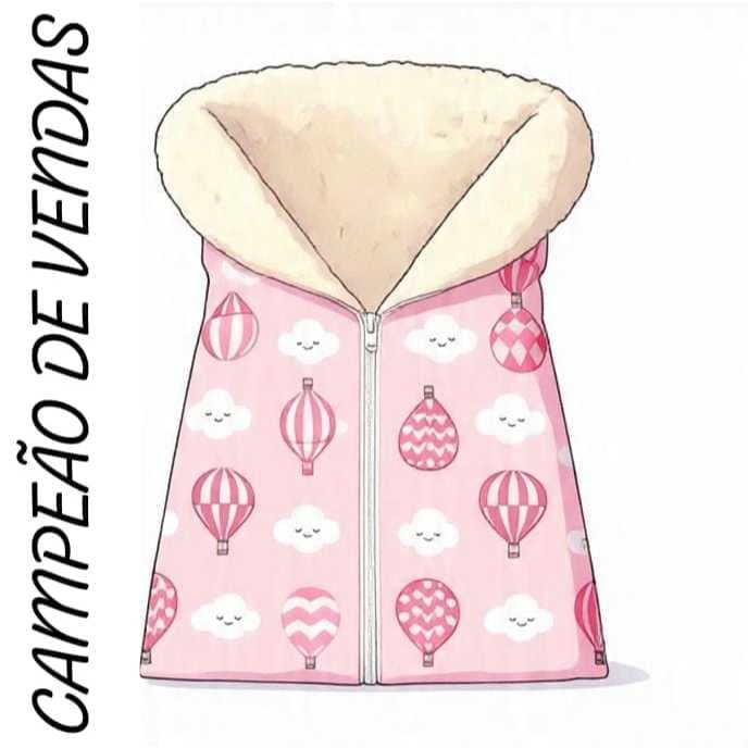 Saco de dormir com zíper para bebê recém-nascido promoção envio rápido oferta relampago toque macio sherpa