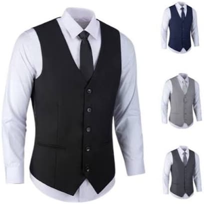 COLETE SOCIAL MASCULINO SLIM COM REGULAGEM ENVIO IMEDIATO