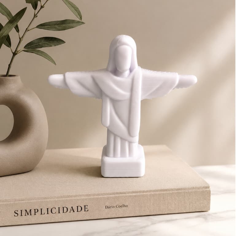 Miniatura do Cristo Redentor Decoração Religiosa - Lembrancinha Presente Católica