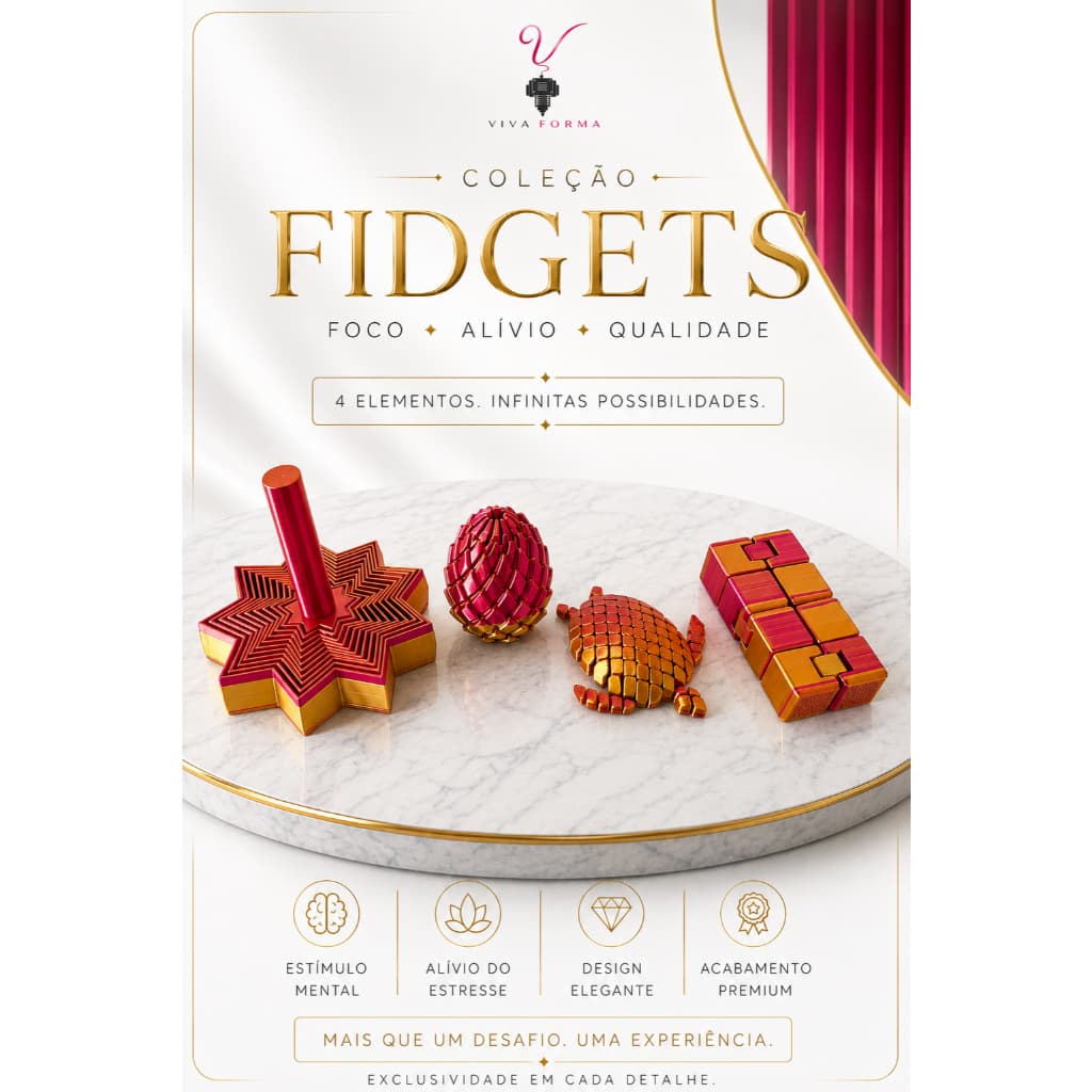 Kit  Sensorial Antiestresse Premium | Fidget Toys para Todas as Idades | Reduz a ansiedade, Relaxa