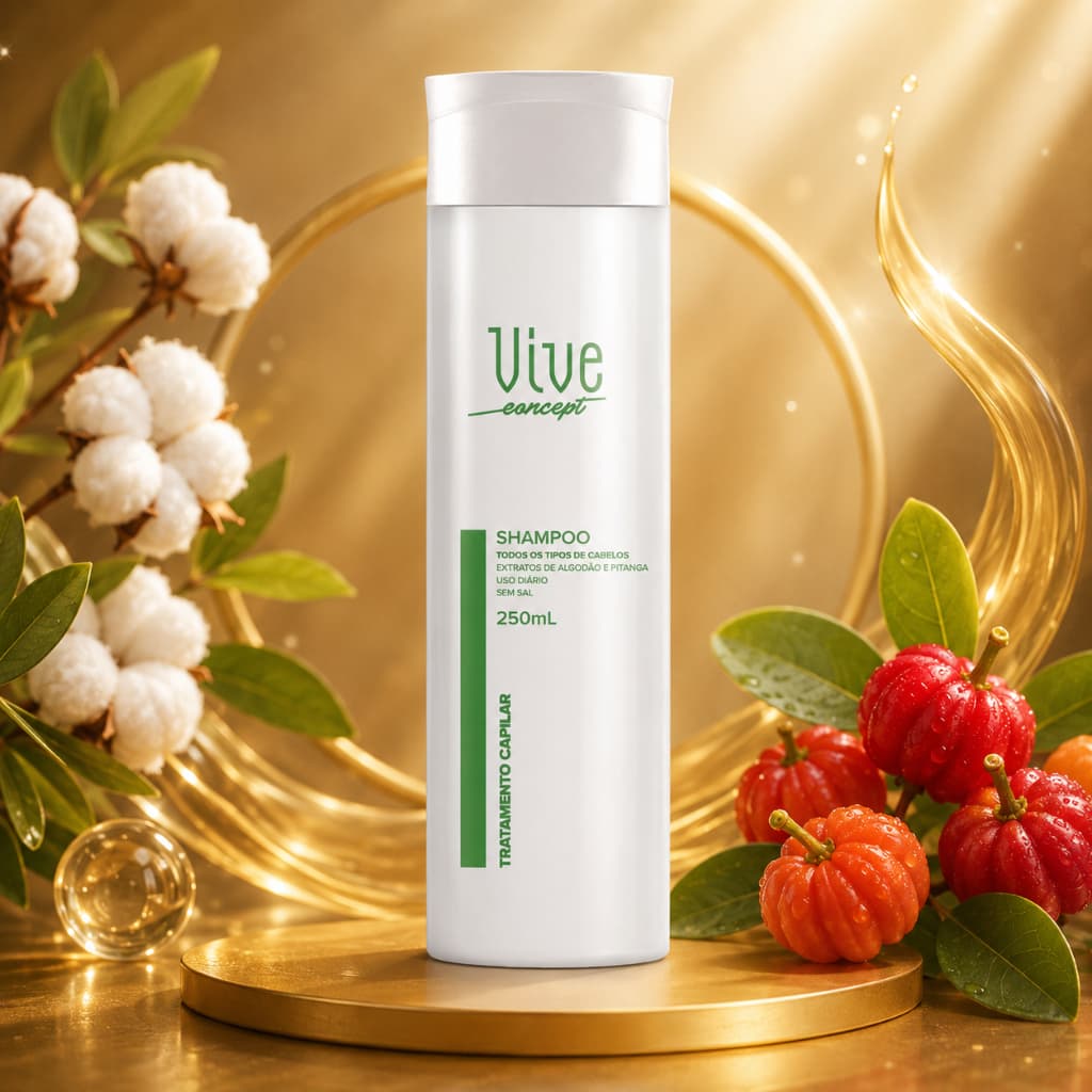 Kit Shampoo + Máscara Avora Vive Concept Algodão e Pitanga 250ml Cada