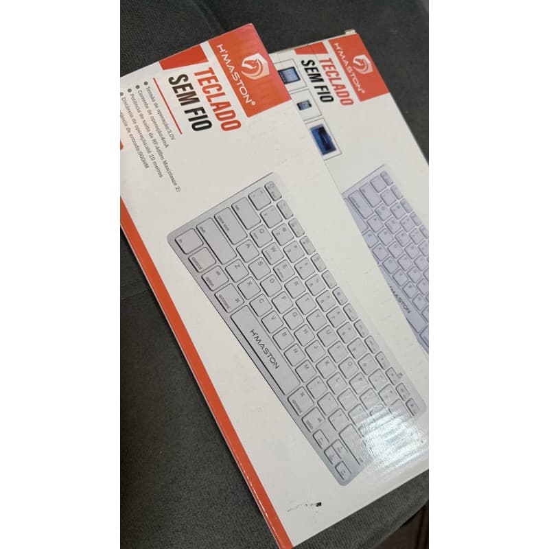 Teclado sem Fio H’maston JP101 USB preto
