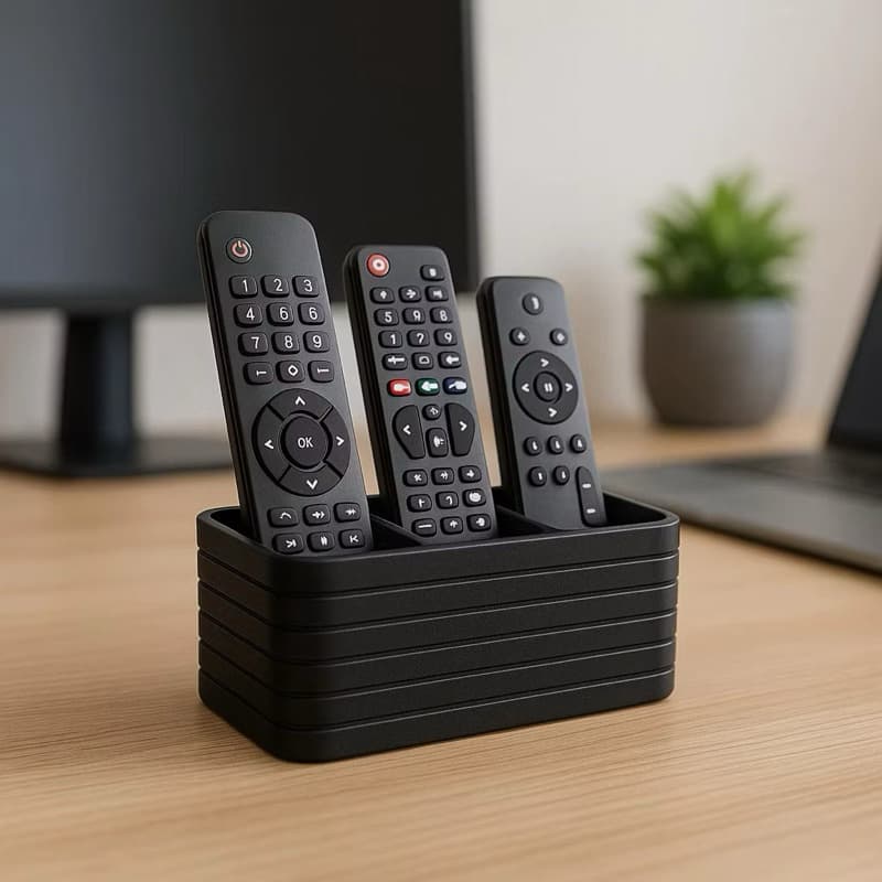 Organizador Porta Controle 3 Divisórias – Ideal para TV e Ar