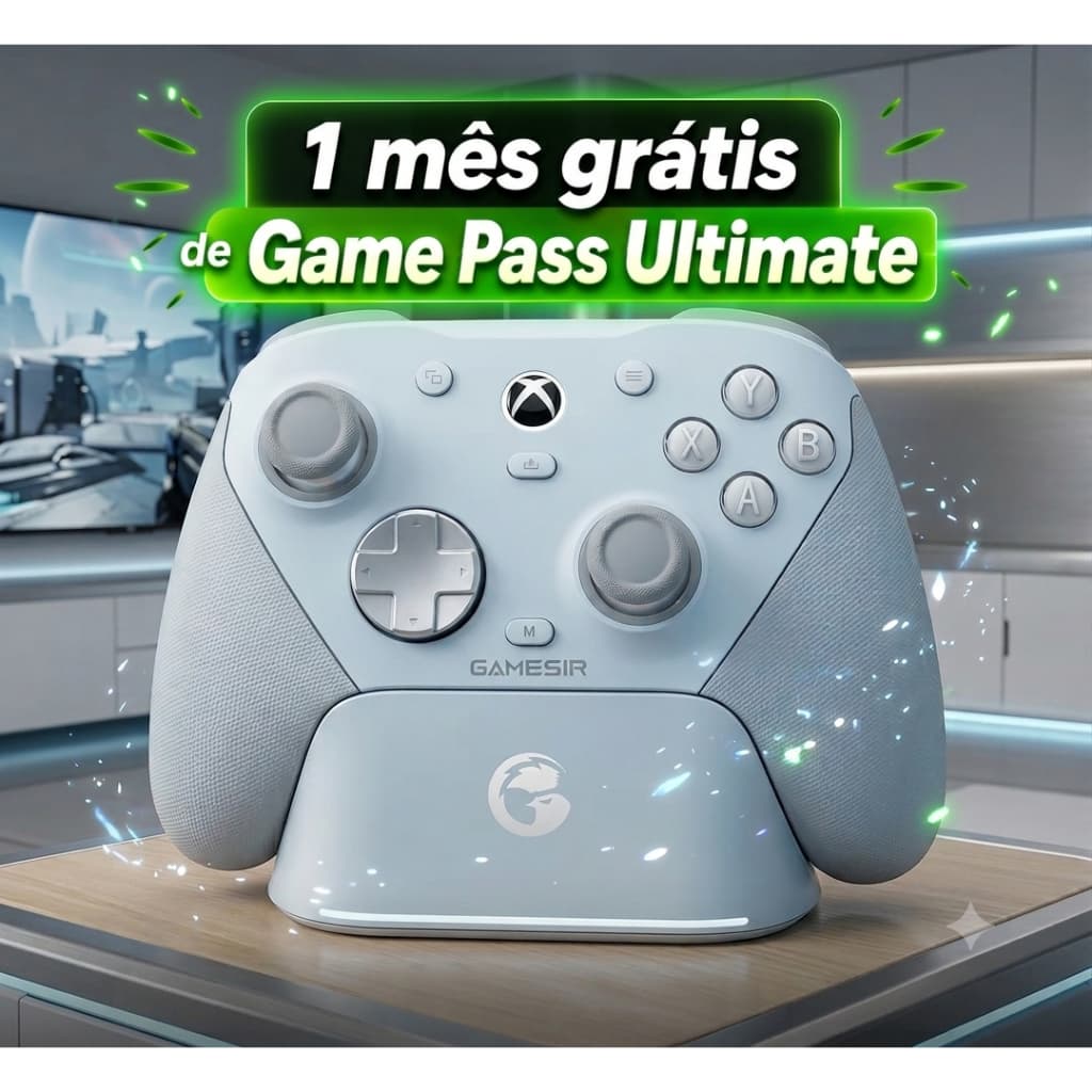 Controle Gamesir G7 Pro Para Xbox Series X|S, Xbox One e PC Joystick com Hall Effect 1 Mês Game Pass