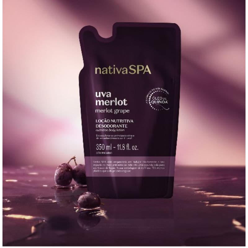 Refil Hidratante Corporal Nativa SPA Uva Merlot