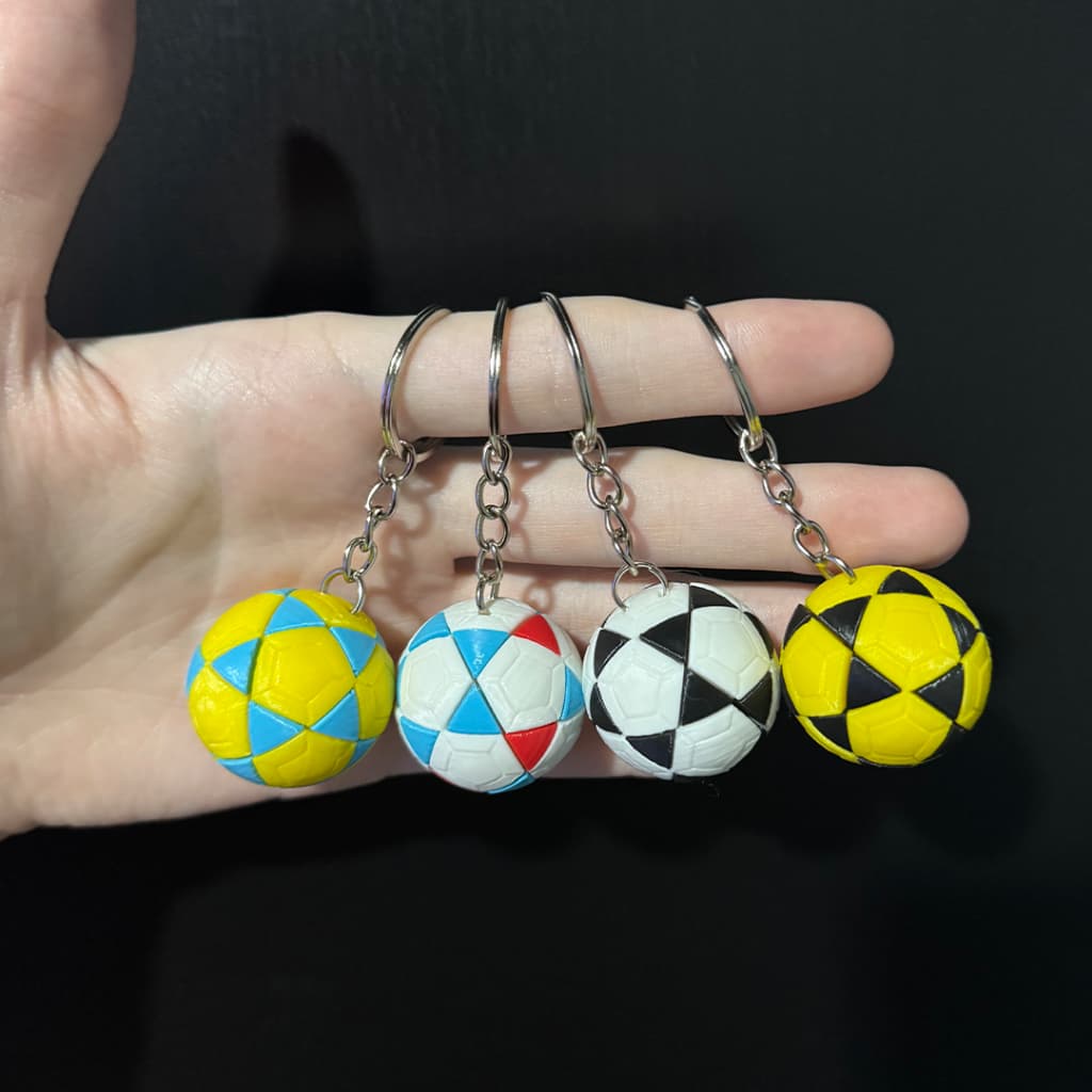 chaveiro bola de futvolei 10 unidades