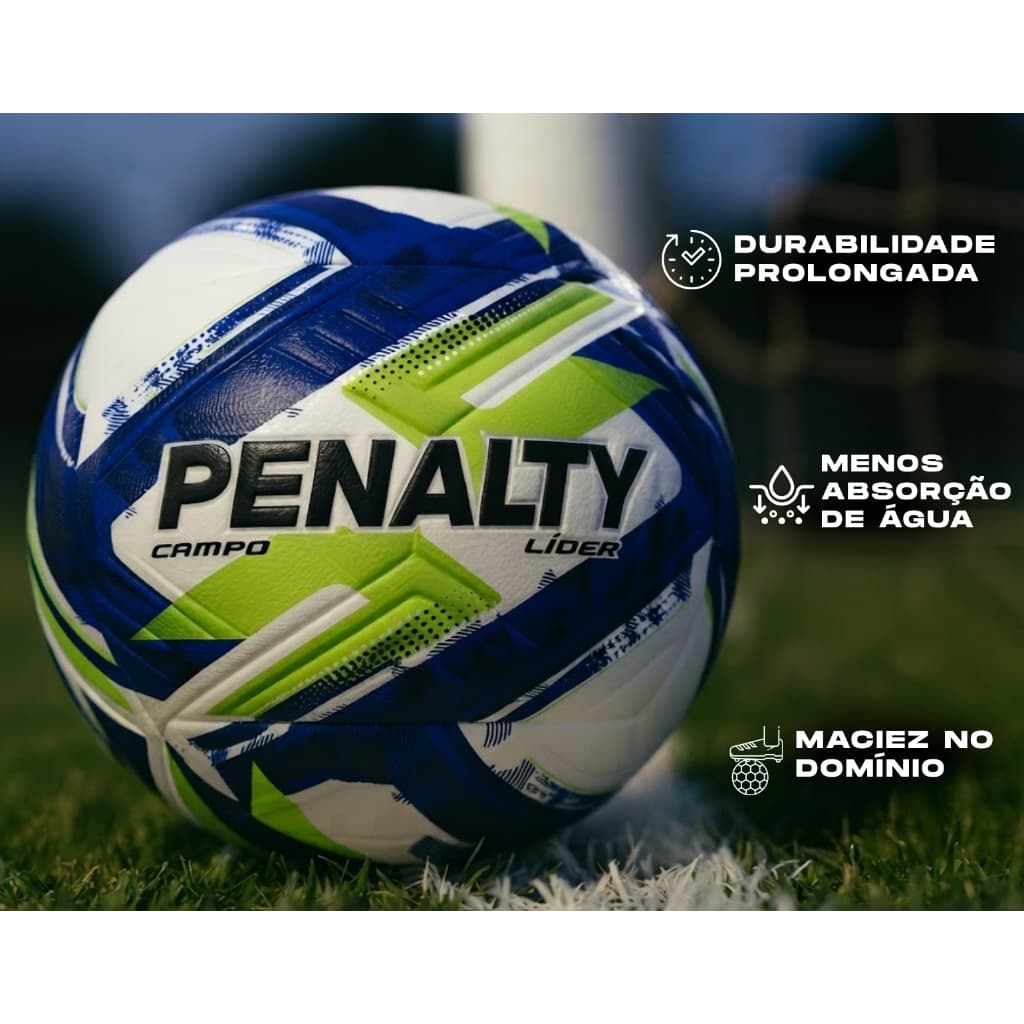 Bola Campo Penalty Líder XXVI Grama Natural Oficial Futebol