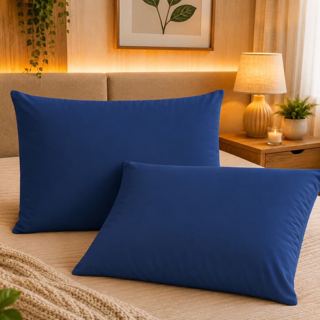 Kit 10 Fronha Lisa 50x70 Pousada Hotel De Luxo Promoção Micropercal 400 Fios
