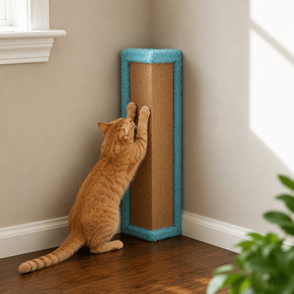 Arranhador Para Gatos Protetor De Canto Sofá Parede Cama 100% Natural Artesanal