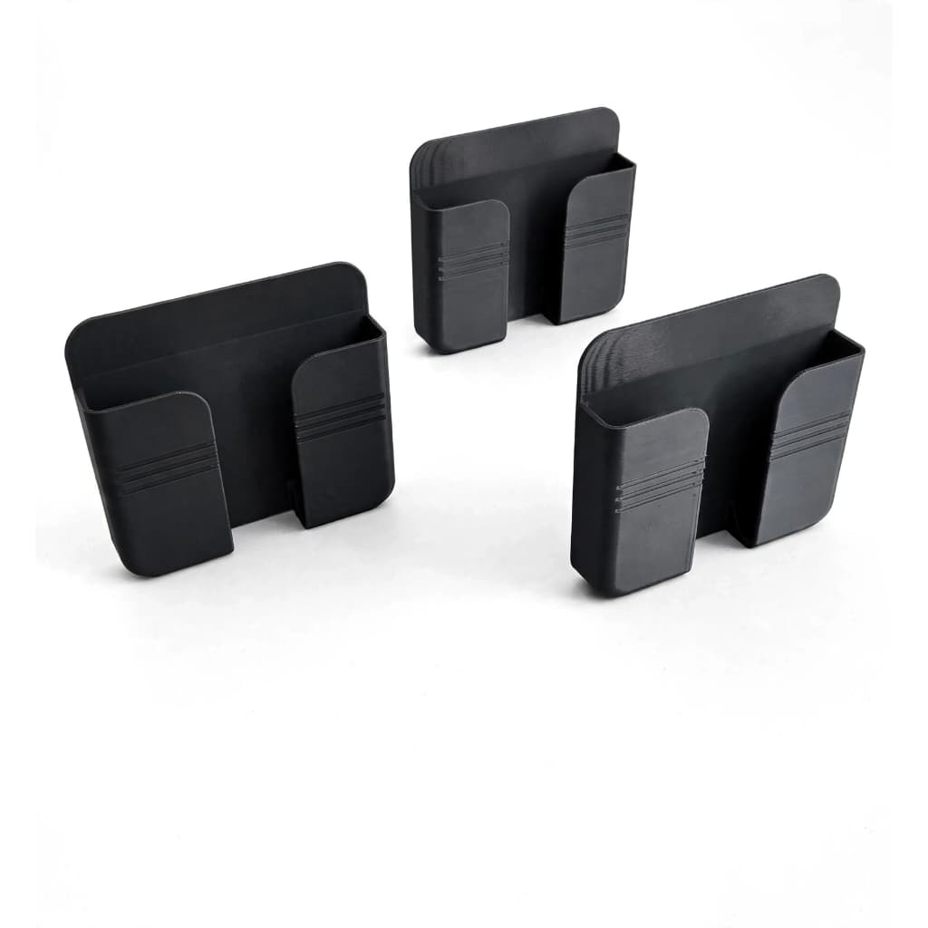 Kit 3 Suportes Parede Autocolante Celular Controle Organizador Multiuso Sem Furos