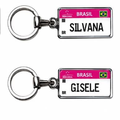 Chaveiro personalizado com o nome Mercosul
