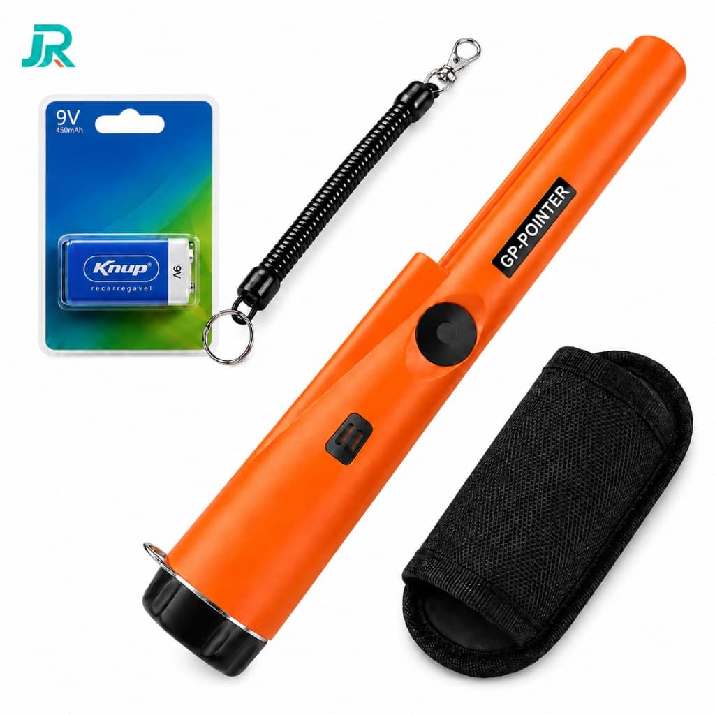 Detector de Metais Portátil GP Pointer Profissional IP66 Ouro Moedas Joias Alta Precisão Com Bateria Recarregável