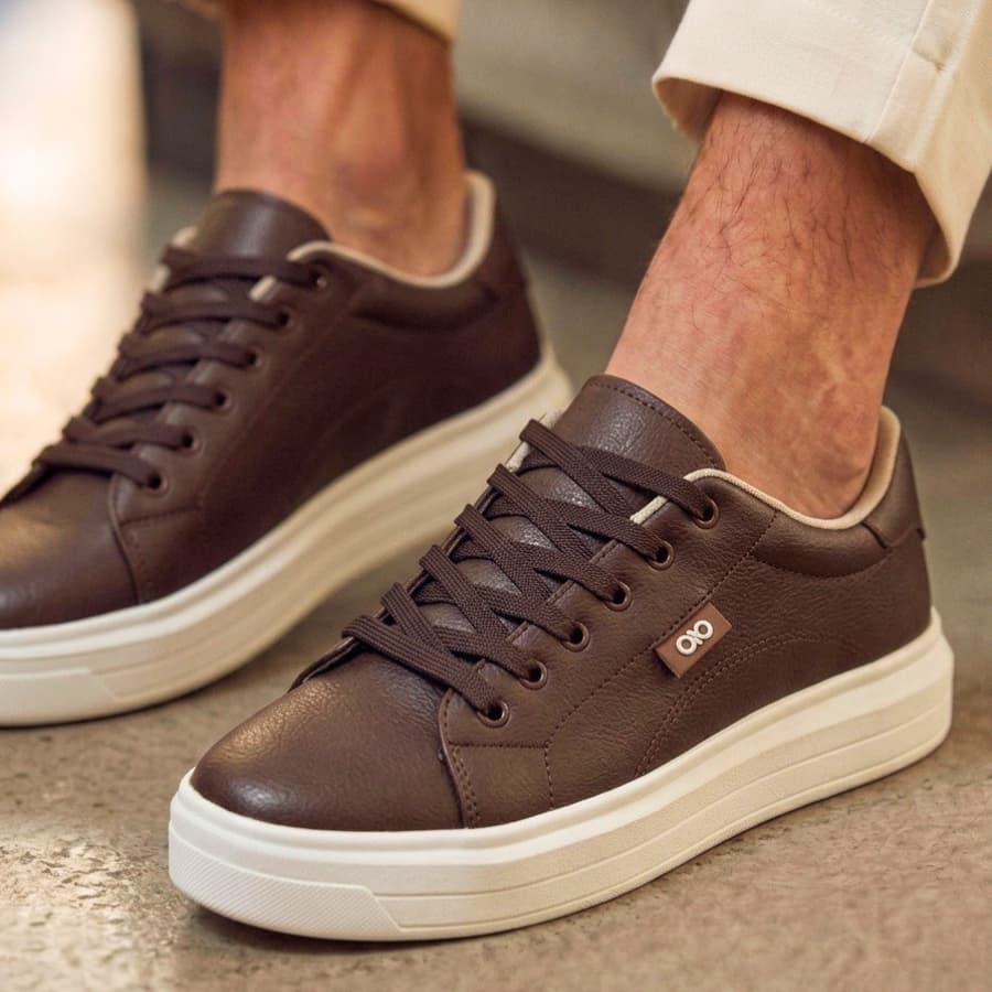 Tênis Masculino na Moda Casual Sapatênis Maculino Social Confortável Versátil Duradouro