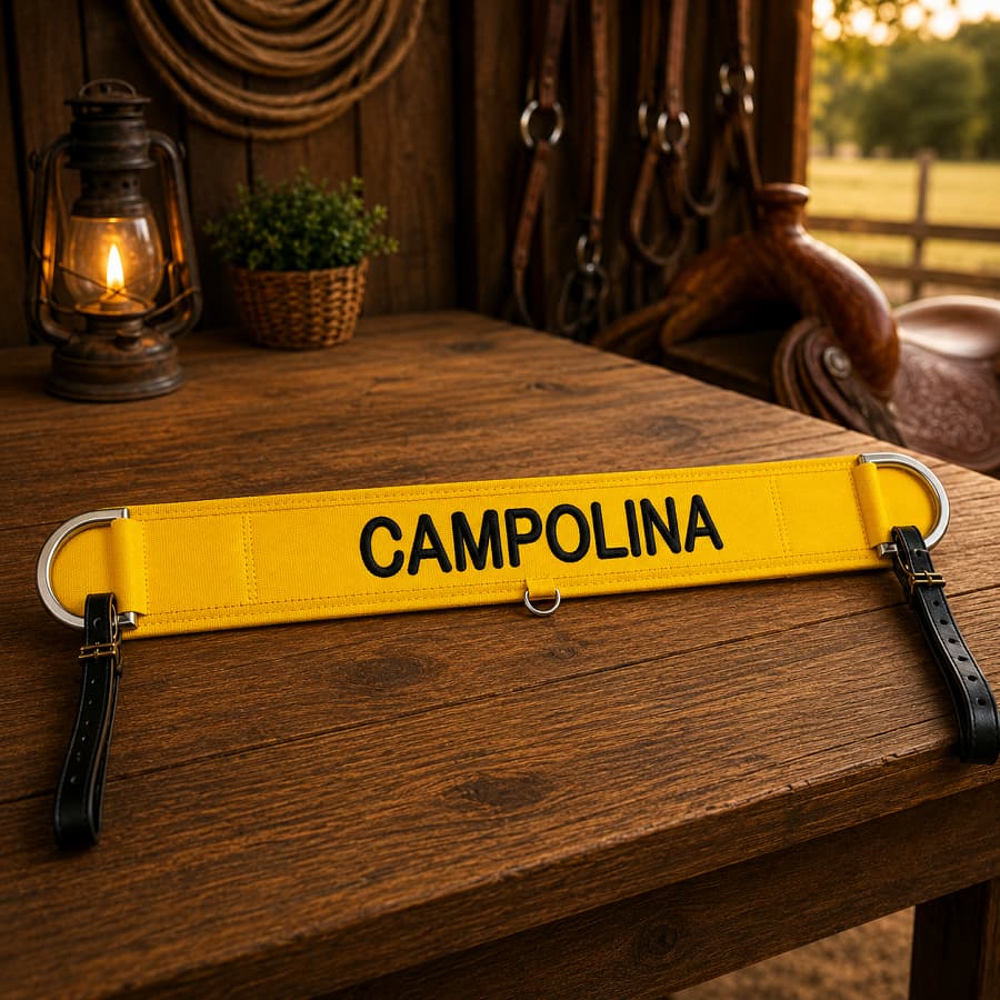 Peitoral Bordado Campolina para Cavalos, Éguas e Equinos de Fita -- OFERTA ESPECIAL!! --