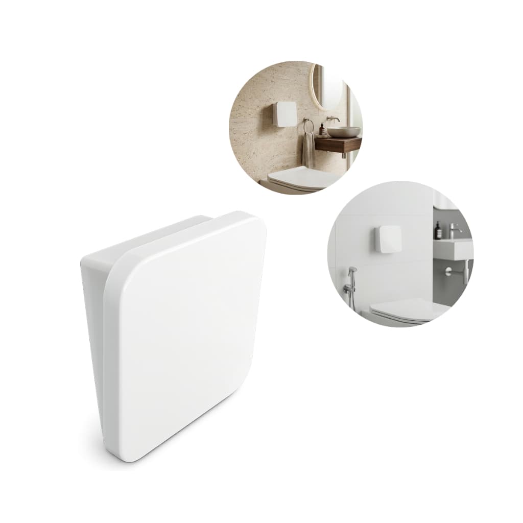 Acabamento Descarga Flat Quadrado Padrão Hydra Max Deca Abs