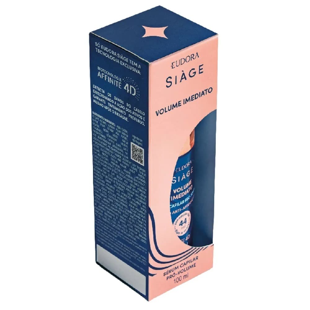 Sérum Pró-Volume Siàge Volume Imediato Anti-Afinamento Proteção Térmica 100ml