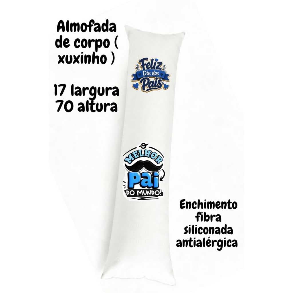 Xuxinho Almofada Travesseiro de corpo. Completo ( travesseiro + enchimento ) Sem ziper 17*70. Presente dia dos pais.