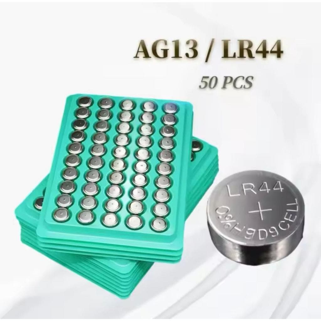 Cartela 50 Recarga AG13/LR44 Bastao Calculadora Fio de Fada Relogio