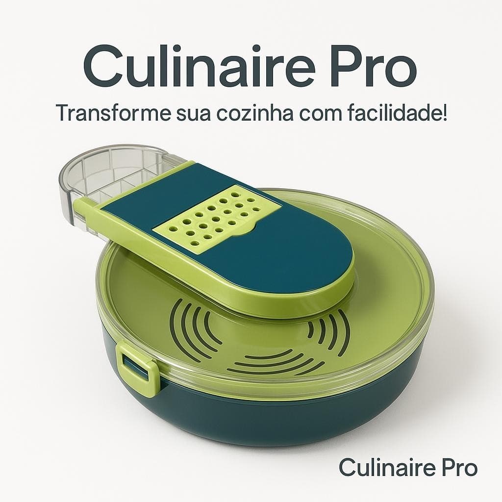 Ralador Fatiador Multifuncional 15 Peças para Cozinha Saudável