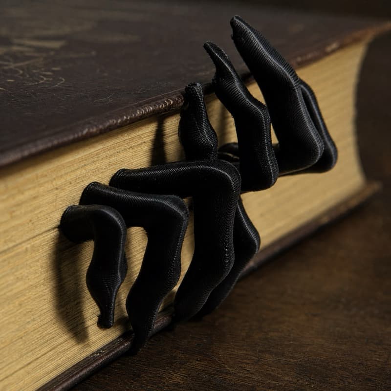 Marcador de Página Mão de Monstro Bookmark Criativo para Livros