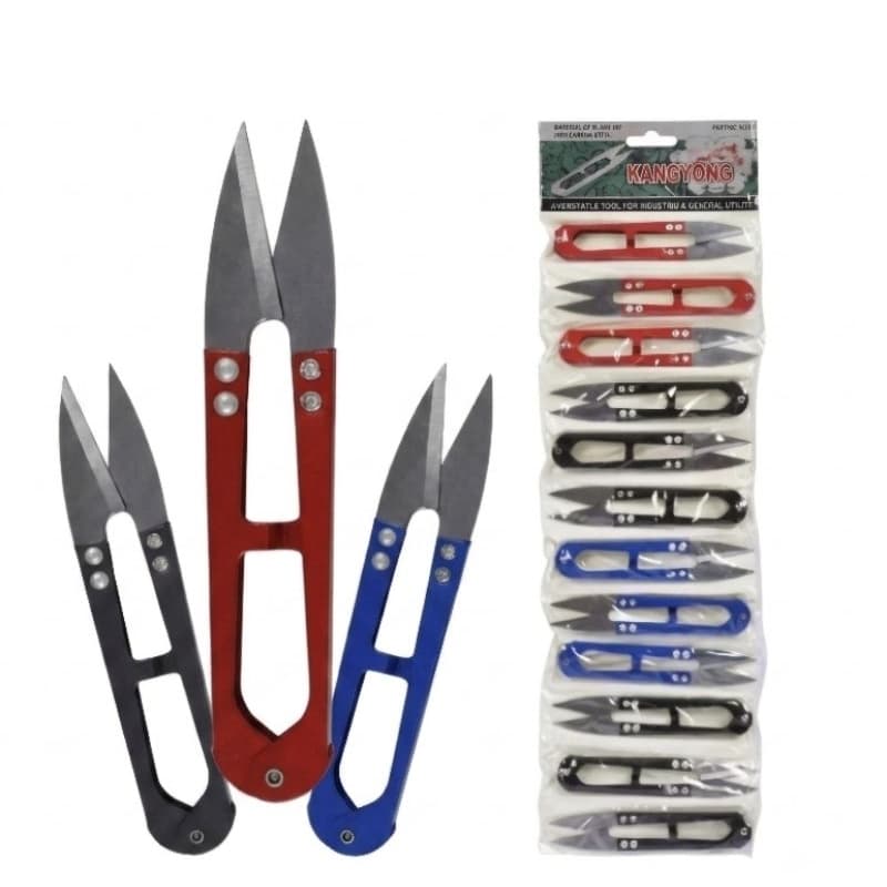 Kit com 3, 6 ou 12 Unidades |Tesoura de Arremate Profissional | Corte Preciso