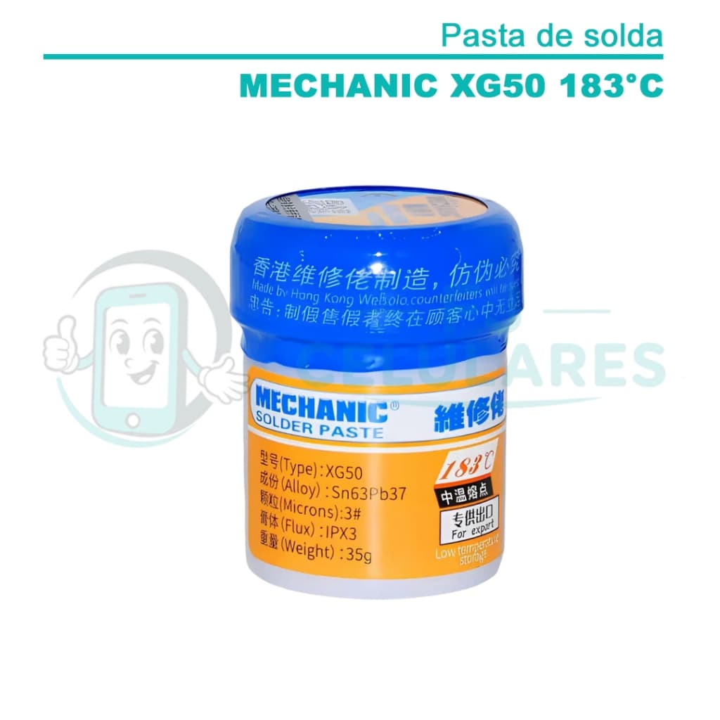 Pasta de solda MECHANIC modelo XG50 183º
