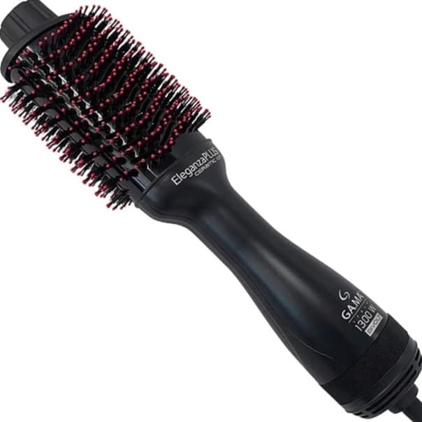 Escova Profissional Salão ou Casa Gama Eleganza Alisa Modela 1300w Brilho Alisa Franja Penteia Ar Frio Quente 4 em 1