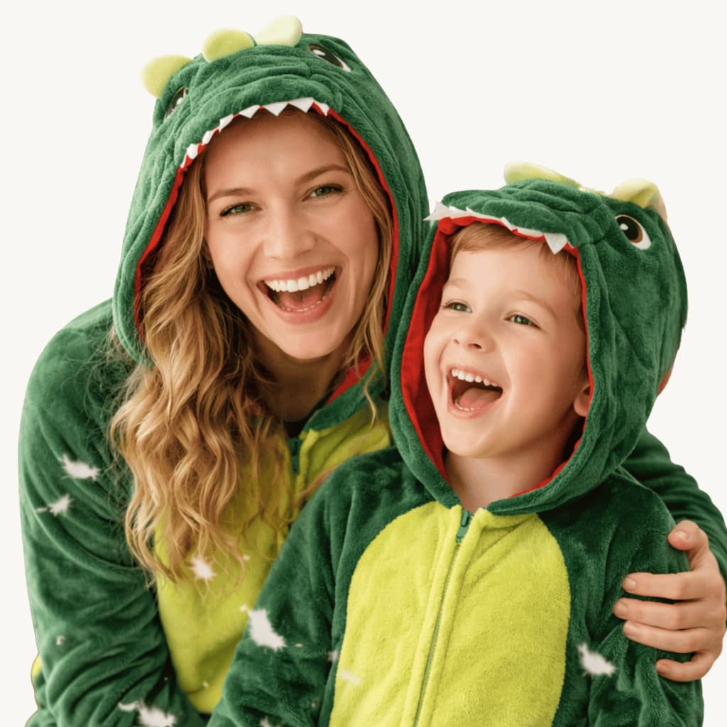 Pijama macacão Kigurumi Cosplay Dinossauro Tubarão Vaquinha Unicórnio Cosplay