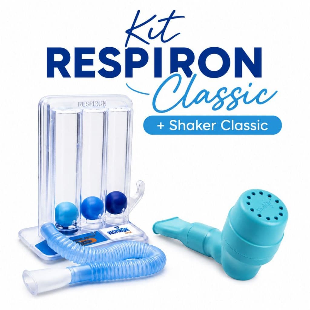 Kit Respiratório Respiron Classic + Shaker Classic - Ncs